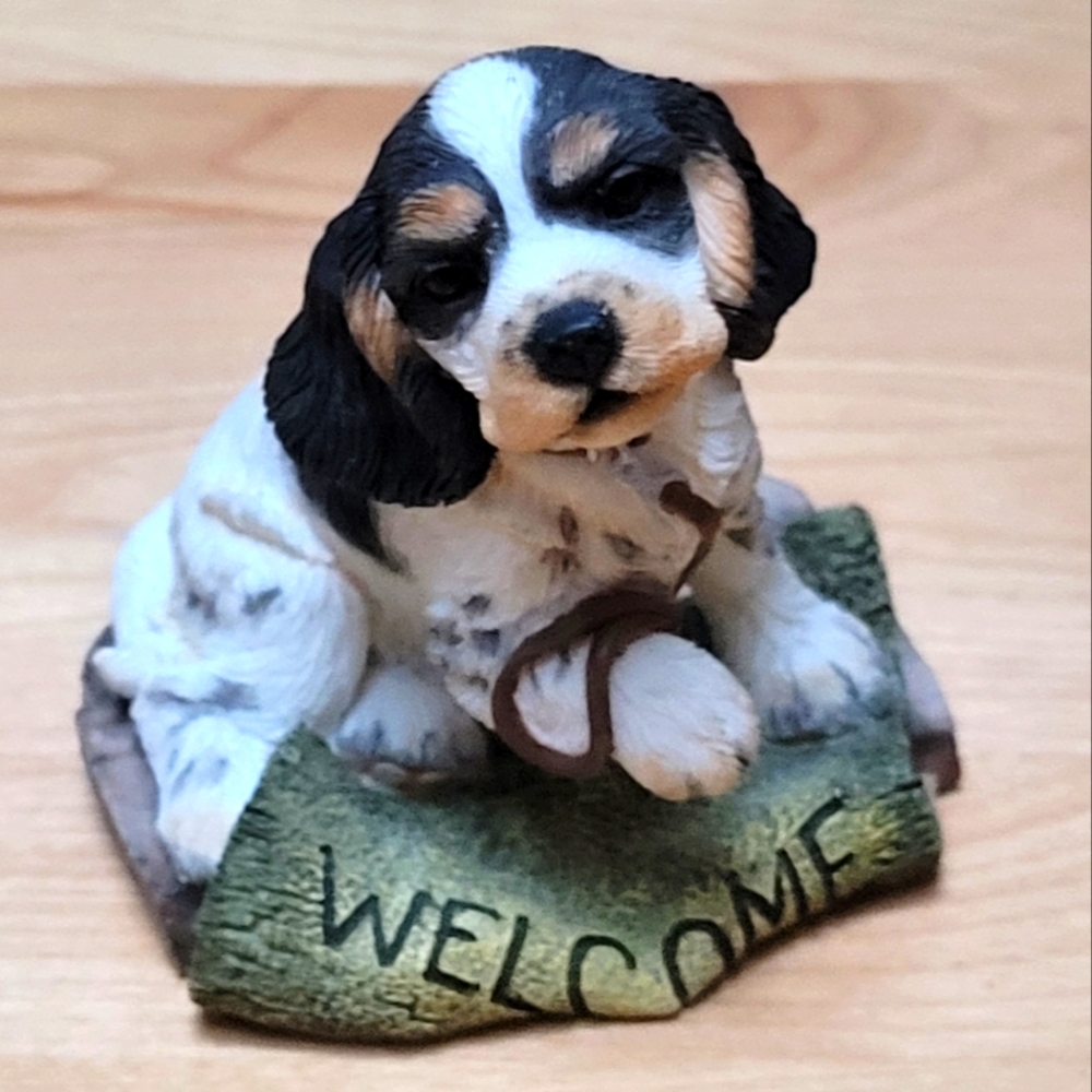 COUNTRY ARTISTS | Cocker Spaniel with Lead Figurine